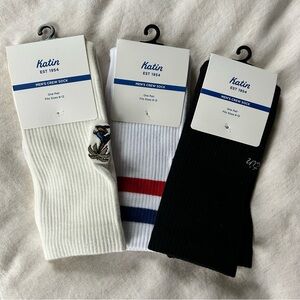 NWT Katin Embroidered Socks (3)